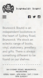 Mobile Screenshot of brunswickbound.com.au